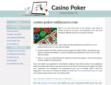 Tablet Screenshot of casino-poker-online2010.com